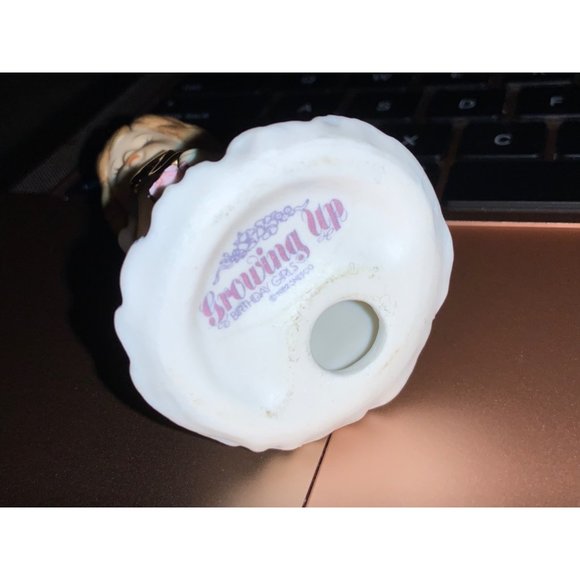 Enesco Growing Up Girl 2nd Birthday Porcelain Figurine - Picture 9 of 11